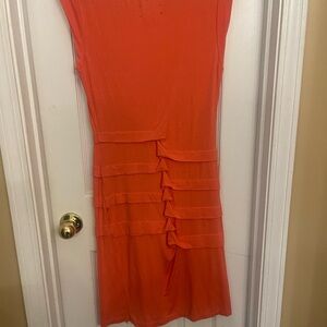 Nicole miller coral dress